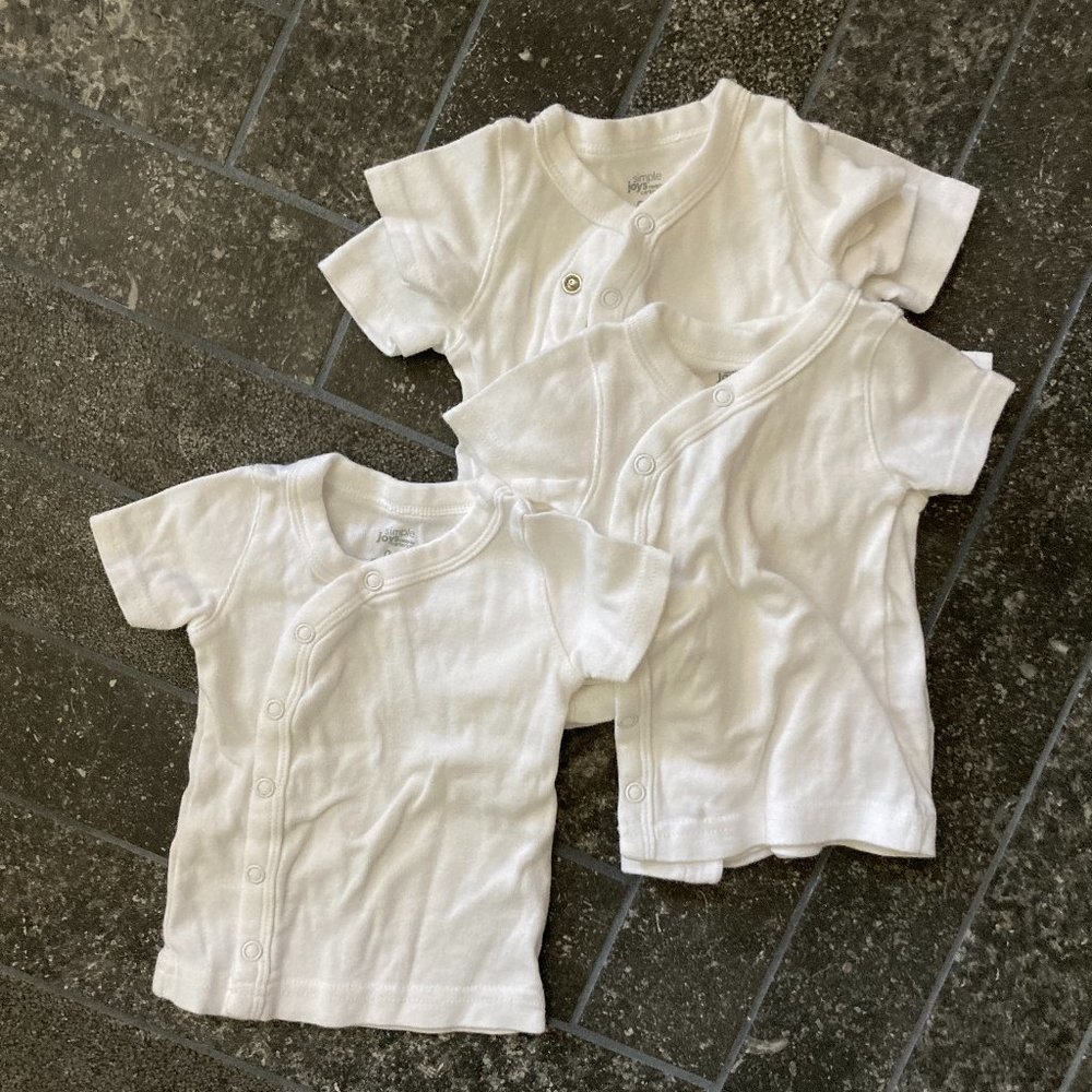 4 Kimono style wrap tshirt for newborn